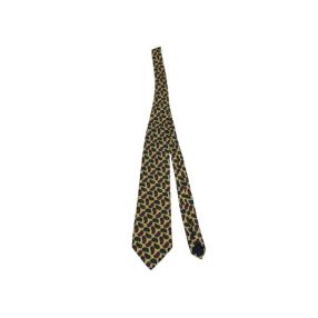 Sárga török mintás férfi selyem nyakkendő - Excelsior