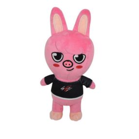   26 cm-es rózsaszín plüss figura - Skzoo - Stray Kids - Dwaekki - ÚJ