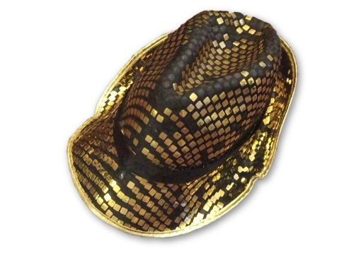 Felnőtt fejre arany-fekete jelmezkalap