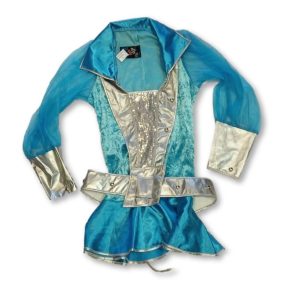 164-170-es kék plüss jelmezruha