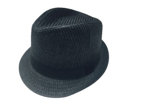 60 cm-es fejre fekete férfi, fiú kalap (L-XL-es méret) - New Yorker - ÚJ