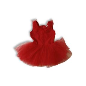 2-3 évesre piros tüllös aljú jelmezruha