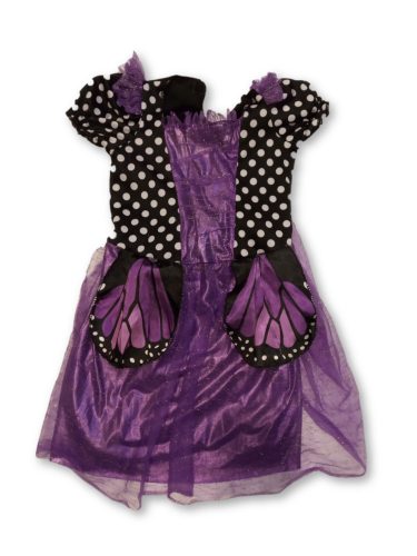 4-5 évesre fekete-lila boszorkány, halloween jelmez