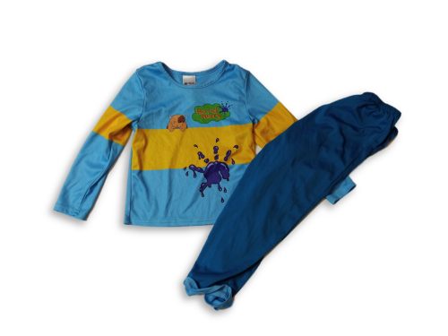 5-6 évesre kék-sárga kétrészes jelmez- Horrid Henry