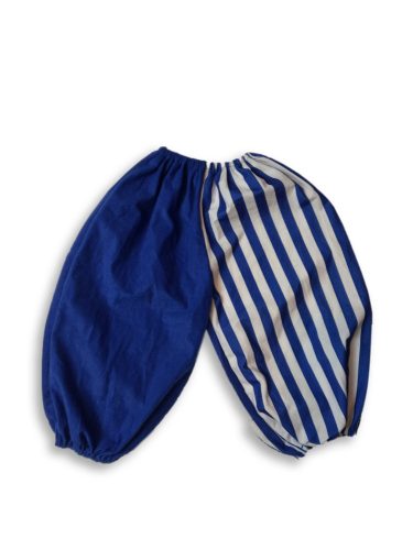 Kék-fehér csíkos térdig érő jelmeznadrág (kamasz méret)