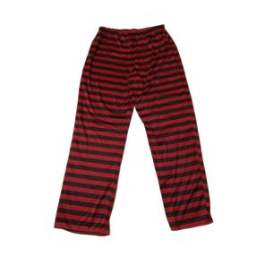 Férfi XL-es piros-fekete csíkos jelmeznadrág