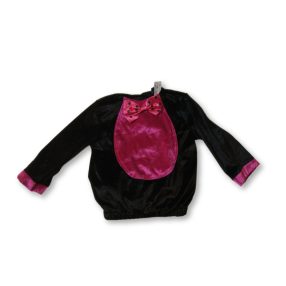   2-3 évesre plüss fekete-pink cica, macska jelmezfelső - TU