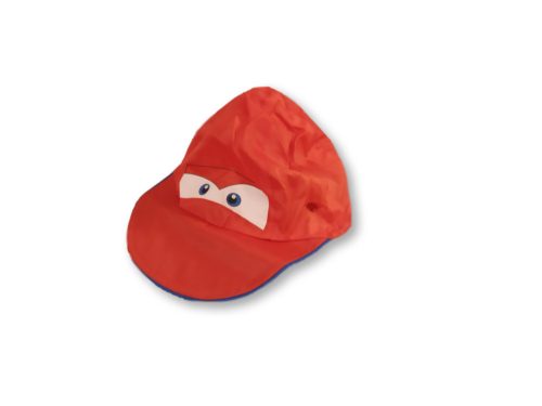 52-54 cm-es fejre piros jelmezsapka - Verdák (hibás)