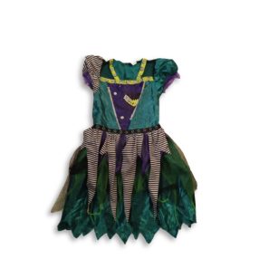 9-10 évesre zöld-lila halloween jelmezruha - George