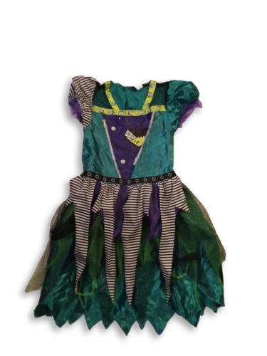 9-10 évesre zöld-lila halloween jelmezruha - George