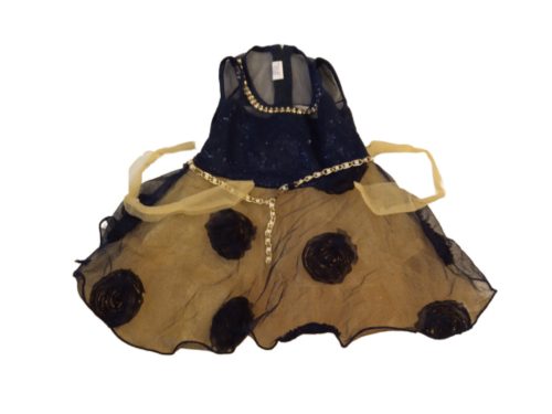 2-3 évesre sárga-kék tüllös jelmezruha