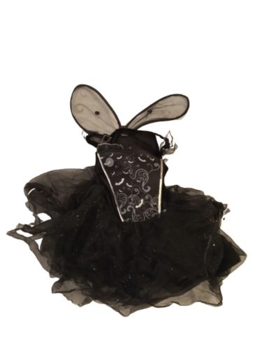 5-6 évesre fekete-ezüst szárnyas halloween jelmezruha - George