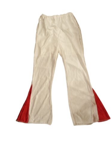 Fehér-piros jelmeznadrág (kamasz vagy felnőtt)