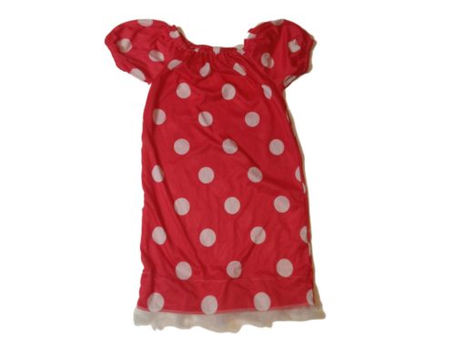 8-10 évesre piros-fehér pöttyös jelmezruha