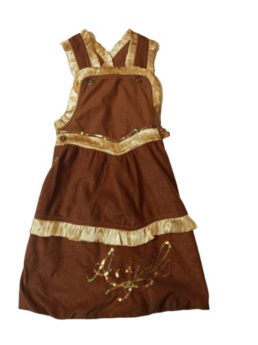 4-5 évesre barna-arany lány jelmezruha