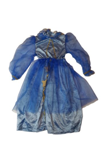 3-4 évesre kék csillagos hercegnőruha, jelmezruha