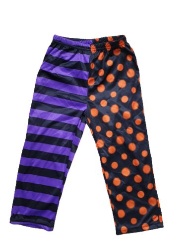 3-4 évesre fekete alapon lila csíkos, narancssárga napos jelmezalsó - TU