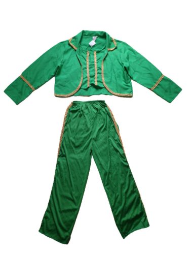 Nagylány vagy női zöld duplahatású felső, nadrággal - jelmez