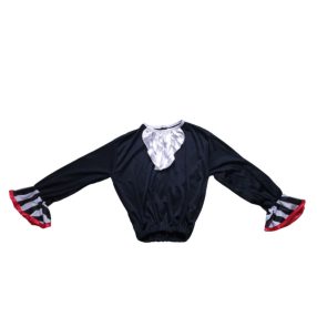 5-6 évesre fekete fodros nyakú jelmezfelső