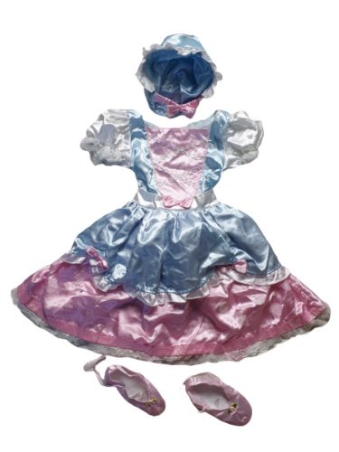 5-6 évesre kék-rózsaszín jelmez ruha, 3 kiegészítővel - TU