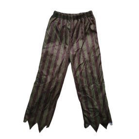 7-8 évesre zöld-barna csíkos jelmezalsó