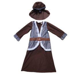   5-6 évesre barna jelmezruha, sapkával, szolgálóruha vagy egyiptomi jelmez - TU