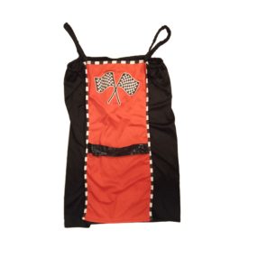 Női M-es autóversenyző jelmezruha - ÚJ