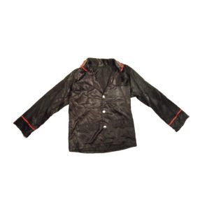 Férfi fekete-piros jelmezkabát