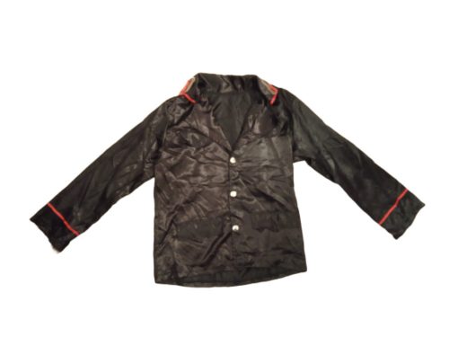 Férfi fekete-piros jelmezkabát