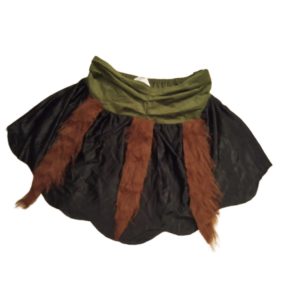   Női 2-3XL-es khaki-barna jelmezszoknya (pl. farkas, vagy ősember)