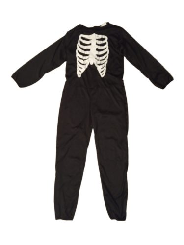 12-13 évesre csontvázas jelmezruha, halloween