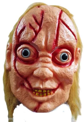 Chucky gumi maszk, álarc - Halloween - ÚJ