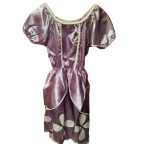 8-10 évesre Sofia hercegnő jelmez tiarával - ÚJ