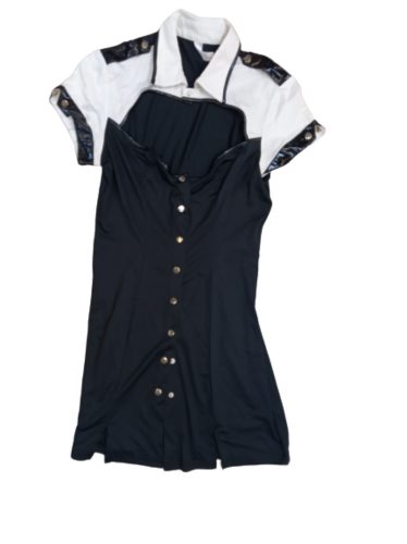 Női XS-S fekete-fehér jelmezruha - Ann Summers