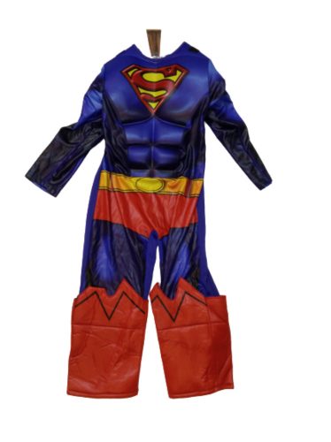 3-4 évesre izmosított fényes jelmezruha - Superman