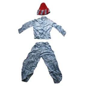 6-7 évesre kék török szultán jelmez szett, 3 részes