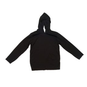 4-6 évesre fekete kapucnis jelmezfelső (pl. Halloween)