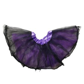 5-7 évesre lila-fekete tüllszoknya