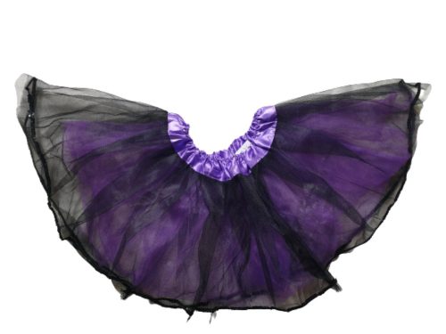 5-7 évesre lila-fekete tüllszoknya