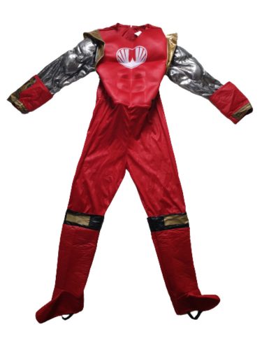 9-10 évesre piros-arany izmosított jelmez ruha