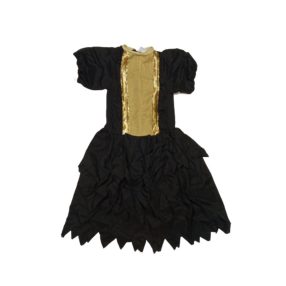 7-8 évesre fekete-arany jelmezruha (Halloween)