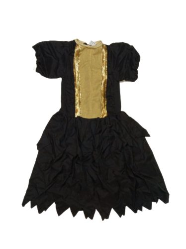 7-8 évesre fekete-arany jelmezruha (Halloween)