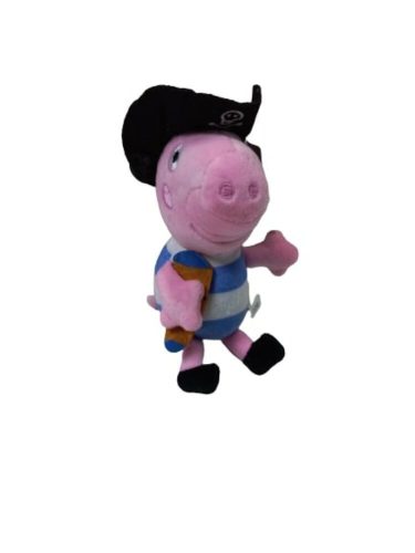 15 cm-es plüss kalóz George - Peppa Pig - Peppa Malac - ÚJ