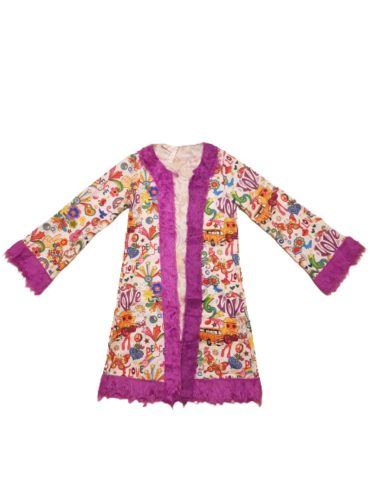 Női S-M-es hippi jelmezkabát - ÚJ