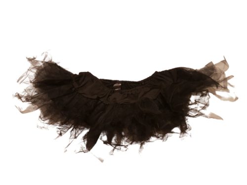 Fekete tüll jelmezszoknya nagylányra - ÚJ