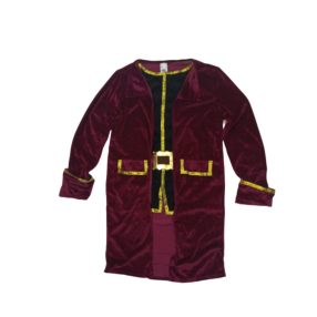   10-12-es évesre padlizsánlila-fekete csatos jelmezfelső -ÚJ