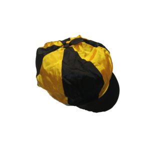 Aranysárga-fekete zsoké jelmez sapka