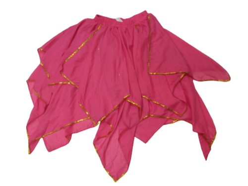 Pink, arany flitteres jelmezszoknya (kamasz vagy kisméretű női)