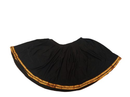 Női S-es fekete-aranysárga szurkolólány jelmezszoknya - ÚJ