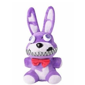   25 cm-es nyakkendős vicsorgó Bonnie a nyúl plüss figura - Five Night at Freddy's - FNAF - ÚJ